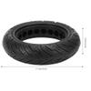 2Pcs G30 Tire Explosion Proof, Solid Max Tire Replacement for Electric Scooter Max G30 Solid Rubber Tire Rear Tire For Max (2Pcs) view 4