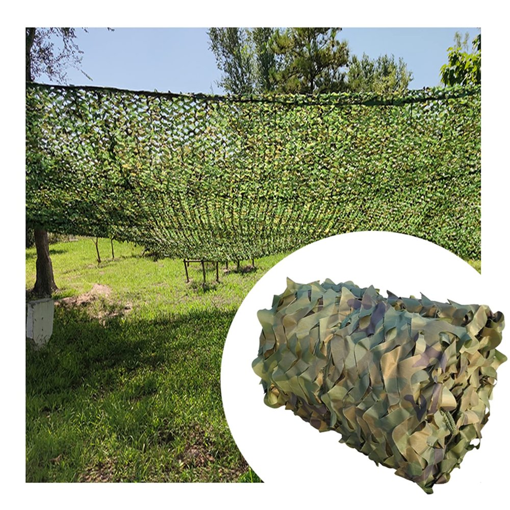 ASDQWER Camouflage Netting,Woodland Blinds,Ghillie Net,Camo Netting Camouflage Net Blind for Hunting Blinds Great for Sunshade Decoration Sun Shade Party Camping Outdoor,3 * 4m(9.84 * 13.12ft)