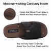 CORIFEI House Slippers for Men, Open Toe | Adjustable | Low Arch Support | Rubber Sole | Indoor Outdoor view 4