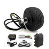 L-faster 4 inch Motor Wheel Kit for Small Scooter 200W Brushless Gearless Hub Motor Diameter 105mm White Screen Display (24V 200W kit) view 1