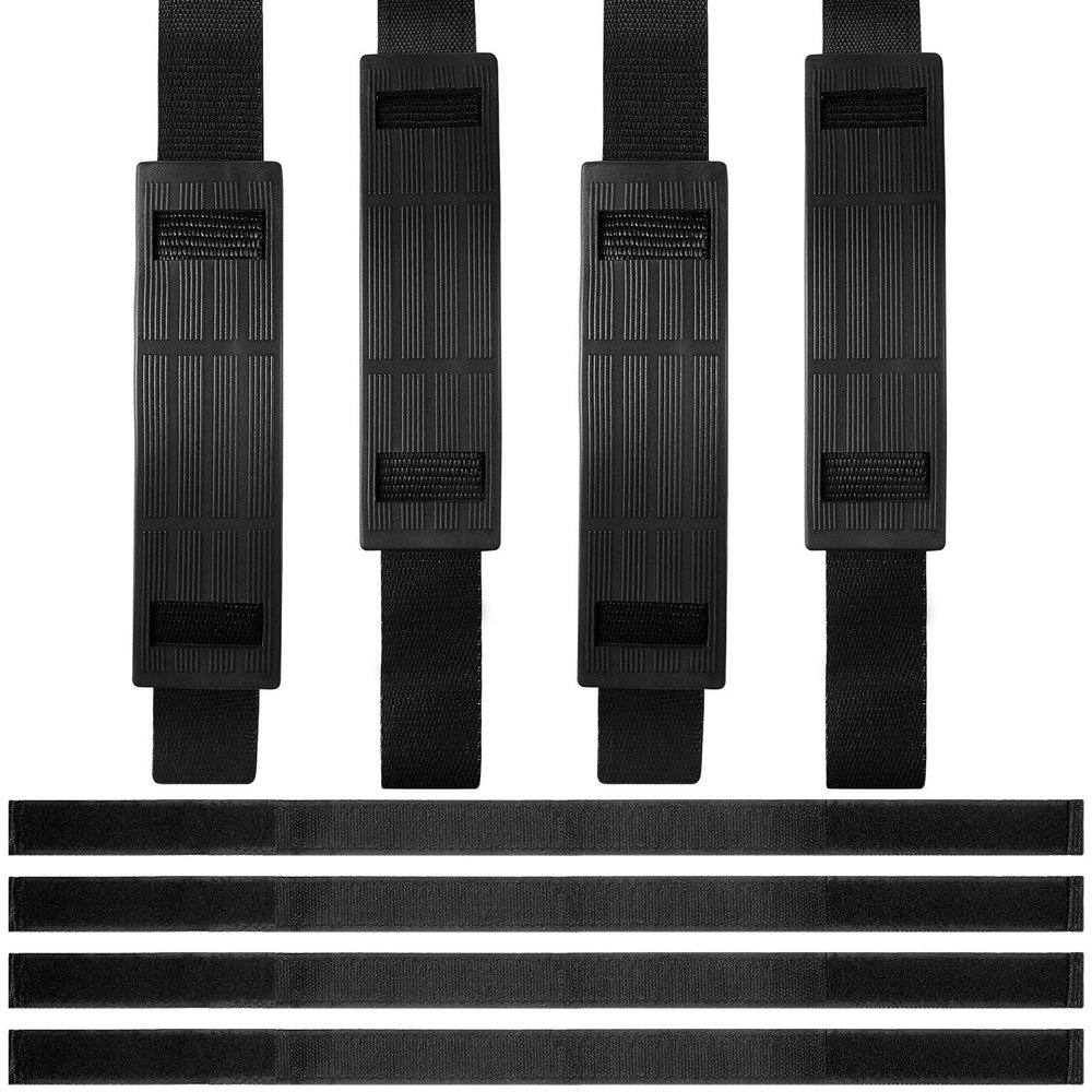 8 Pieces Adjustable Hoverboard Seat Attachment Straps and 4 Hoverboard Go Cart Strap Protector Hook Loop Fastening Cable Replacement for Kart Accessories Self Balance(27.56 Inches)
