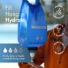 Katadyn Gravity BeFree 10L Water Microfilter, Camping, Backpacking, Emergency Preparedness, Blue view 2