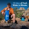 Katadyn Gravity BeFree 10L Water Microfilter, Camping, Backpacking, Emergency Preparedness, Blue view 3