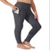 Willit Girls Horse Riding Pants Tights Kids Equestrian Breeches Knee-Patch Youth Schooling Tights Zipper Pockets Gray XS view 1