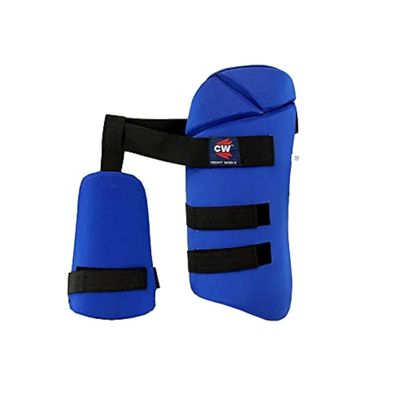 CW Supreme Thigh Guards (Combo) Right Hand Thigh Pads Adult Youth Thigh Pads Cricket Batting Thigh Guard Protector Thigh Guard Cricket Inner Thigh Pad Men All Age Group (Small Boys Right)