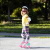 Ceestyle Rainbow Adjustable Light Up Roller Skates for Girls Boys,All Wheels of Skates Shine, Safe Fun Illuminating for Kids,Medium view 2