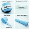 Tannius Tennis Racket Grip Tape, 6 Pack Tacky Tennis Grips, Absorbent and Enhanced Tennis Racquet Overgrip (6-Pack Blue) view 2