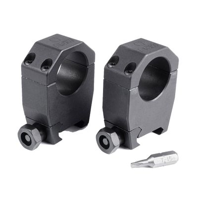 EGW Evolution Gun Works Keystone Series Ring Set 1" Tube 1.275" High (62002)