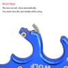 ZSHJGJR Archery Compound Bow Release Aid Thumb Bow Release Trigger 4 Fingers for Compound Bow Accessory (Blue) view 3