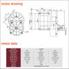L-faster 450W Tricycle Gear Motor with Thumb Throttle 38T Chain Wheel for 420 Chain (48V) view 2