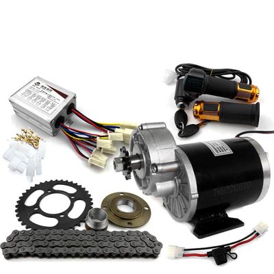 24V36V48V 450W Ricksha Engine Kit 3-Wheel Bicycle Motor kit DIY Pedicab Brushed DC Motor with Gearbox (48V 450W kit)