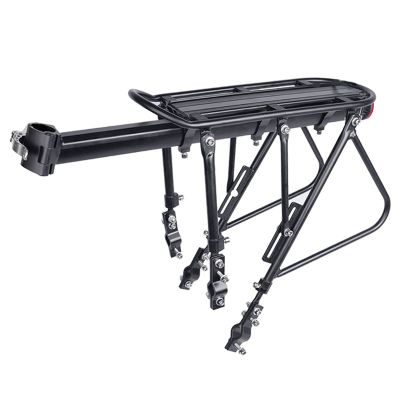 Mountain Bike Luggage Carrier Quick Release Bicycle Rack Trunk Bag for 20-29 Inch MTB Bike Cycling Rear Rack Shelf,Half Detach