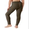 Willit Girls Horse Riding Pants Tights Kids Equestrian Breeches Knee-Patch Youth Schooling Tights Zipper Pockets Brown XS view 2