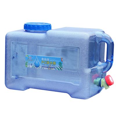Water Container, BPA- Portable Handheld Water Container With Faucet, Food-Grade Camping Water Storage Carrier Jug For Outdoors Hiking Hurricane Emergency, 5L/8L