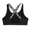 Moggemol Kids Girls Sleeveless Letter Print X Back Crop Top Sports Bra Gymnastics/Dance/Workout Vest Black 4 view 4