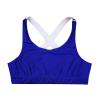 Moily Big Girls Racer Back Padded Sports Bra Gymnastics/Dance.Yoga Athletic Crop Top 2 Pack Underwear X Back Royal Blue 7-8 view 3