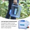 Water Container, BPA- Portable Handheld Water Container With Faucet, Food-Grade Camping Water Storage Carrier Jug For Outdoors Hiking Hurricane Emergency, 5L/8L view 3