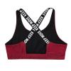 Moily Big Girls Racer Back Padded Sports Bra Gymnastics/Dance.Yoga Athletic Crop Top 2 Pack Underwear X Back Burgundy 5-6 view 4