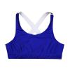 Moggemol Kids Girls Sleeveless Letter Print X Back Crop Top Sports Bra Gymnastics/Dance/Workout Vest Royal Blue 6 view 3