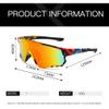 Long Keeper Polarized Sport Cycling Sunglasses with 3 Interchangeable Lens Men Women Baseball Fishing Glasses (Colorful/Red-3lens) view 3