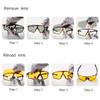 Long Keeper Polarized Sport Cycling Sunglasses with 3 Interchangeable Lens Men Women Baseball Fishing Glasses (Colorful/Red-3lens) view 4