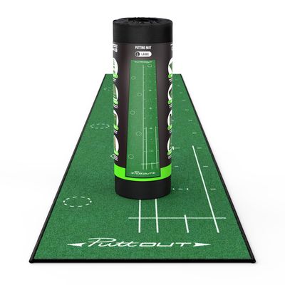 PuttOut Large Golf Putting Mat, 367cm x 67cm