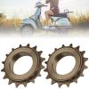 2pcs 16 Teeth Freewheel, Freewheel Cassette Universal Steel Freewheel Sprocket Replacement for Bicycle Electromobile view 3