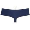 JAXFSTK Men's Brazilian Bikini Thong Swimwear Drawstring Swimsuit Shiny Cheeky Swim Boxer Briefs Trunks Navy Blue XL view 4