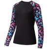 BASSDASH Womens UPF 50+ UV Sun Protection T-Shirt Long Sleeve Fishing Hiking Performance Shirts view 1