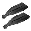 1 Pair Kayak Canoe Paddle Blade Leaf Oar Replacement AccessoriesRubber Boat, Compatible Pcs Kayak Paddle 2 3mm/0 1in Plastic Made Spiral Pattern view 3