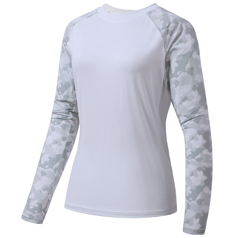 BASSDASH Womens UPF 50+ UV Sun Protection T-Shirt Long Sleeve Fishing Hiking Performance Shirts