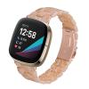 TryBest Resin Strap for Fitbit Versa 3 Bands,Replacement Resin Strap Stainless Steel Buckle Wristband Adjustable Wrist for 5.5-8.1 inch with Link Remover Tool for Women Men view 1