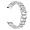 TRYBEST Compatible with Fitbit Sense/Fitbit Versa 3 Bands,Replacement Stainless Steel Wristband Metal Strap with Link Remover Tool Adjustable Wrist for 5.5-8.1 inch for Women Men - Silver view 2
