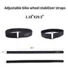 LAKKIT Bike Rack Straps Adjustable Straps 1 inch Wide with Innovative Wavy Gel Bike Wheel Stabilizer Strap Bicycle Rack Tie Down Straps 29.5 inch Length 4Pcs view 3
