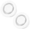 Surfboard Vent Plug, Automatic Breathing Pressure Relief Paddle Board Vent 2Pcs PVC White for Surfing Kayak Water Sports Enthusiasts view 1