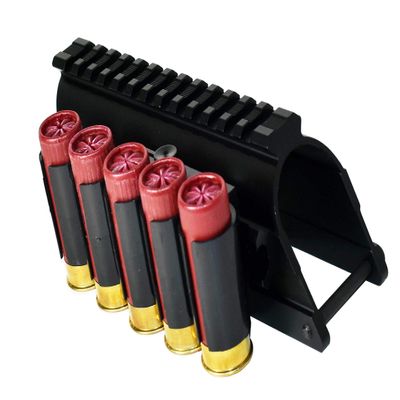 Trinity Picatinny Optic Mount and Shell Holder Combo Compatible with Mossberg 500 12 Gauge Pump.