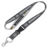 Fanatics University Missouri Mizzou Tigers Lanyard with Detachable Buckle Grey/Charcoal 1" Inch Width view 1