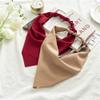 DINPREY Elastic Hair Scarf Headband for Women Bandana Headbands for Women Chiffon Head Kerchief Boho Scarf Bandanas with Hair (8 Colors Solid A) view 4