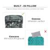 KAISHI Inflatable Mattress with Pillow, Sleeping Pad Fast Filling, Camping Mat view 4