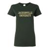LS01 - Jacksonville University Dolphins Basic Block Womens T-Shirt - 3X-Large - Forest view 1