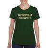 LS01 - Jacksonville University Dolphins Basic Block Womens T-Shirt - 3X-Large - Forest view 4