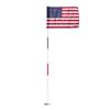 Regulation flagstick, cup & pin flag to use in your backyard or other open space for practice. Use the same products as used by golf courses all over the world and on tour. (USA) view 1