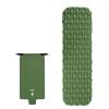 KAISHI Inflatable Mattress, Travel Folding Bed Portable Camping Mat, Ultralight Waterproof Compact Air Mat Single Sleeping Pad,Green view 1