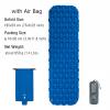 KAISHI Inflatable Mattress, Travel Folding Bed Portable Camping Mat, Ultralight Waterproof Compact Air Mat Single Sleeping Pad,Blue view 4
