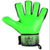 Keeperking Soccer Goalie Goalkeeper Gloves for Kids Boys Youth & Adult,Latex Strong Grip Palms with Removable Finger Spines Protection Children Football Gloves for Training/Match (8, Green-FS) view 3
