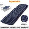 KAISHI Self Inflating Ultralight Sleeping Pad, Waterproof Air Camping Pad, Foot Press Air Sleeping Mat for Backpacking Camping Beach view 3