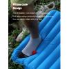 KAISHI Inflating Air Mattress, Widen Sleeping Pad Splicing Inflatable Bed Beach Picnic Mat Camping Tent Air Cushion,Blue view 4