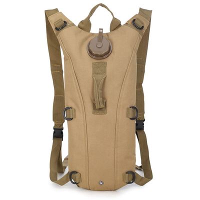 Tryway Tactical 3L Bladder Water Bag Camel Backpack for Hiking Outdoor Camping Military Portable Hydration Packs Hiking Pouch Water Bag (Khaki)