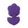 Atomik Rock Climbing Holds XL Screw-On Flower in Bright Purple view 1