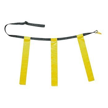 PerfectPitch Triple Flag Football Set Yellow 12 Pk Youth Size 25-31In